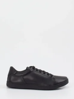 El Naturalista – Sneaker aus Kalbleder in Schwarz