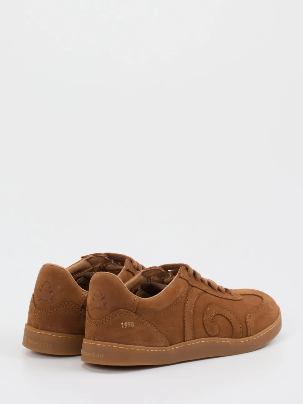El Naturalista – Sneaker aus Nubukleder cognacbraun