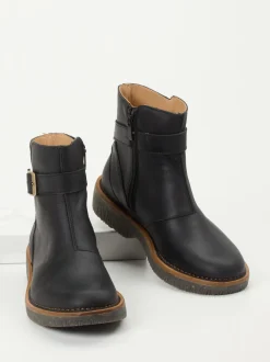 El Naturalista – Stiefelette aus Fettleder schwarz
