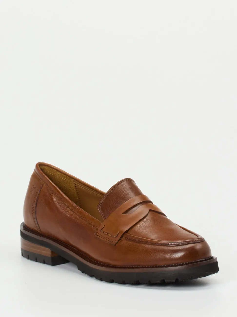 Everybody – Loafer aus Kalbleder in Cognacbraun