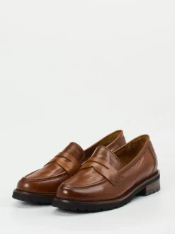 Everybody – Loafer aus Kalbleder in Cognacbraun