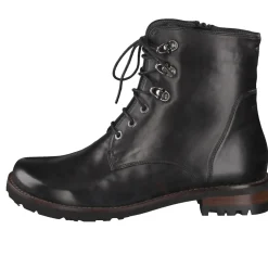 Everybody – Schnürboots aus Lammleder schwarz