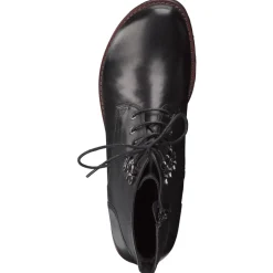 Everybody – Schnürboots aus Lammleder schwarz