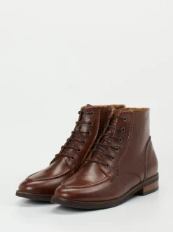 Everybody – Schnürboots aus Kalbleder Mittelbraun