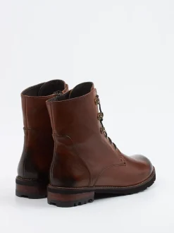 Everybody – Schnürboots aus Kalbleder mittelbraun