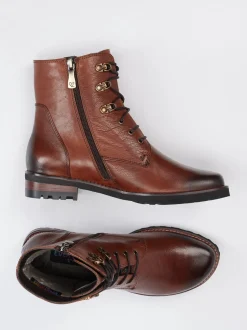 Everybody – Schnürboots aus Kalbleder mittelbraun