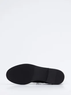 Everybody – Schnürstiefelette aus Kalbleder Schwarz