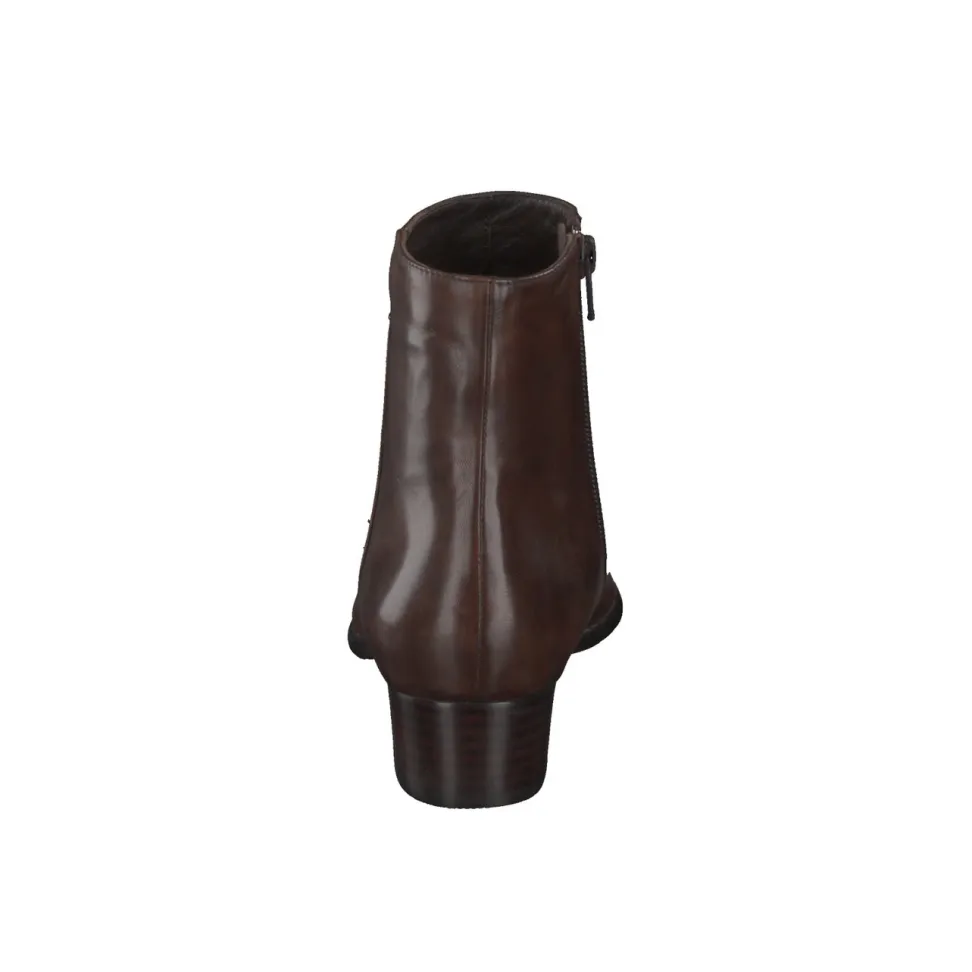 Everybody – Stiefelette aus Lammleder Dunkelbraun