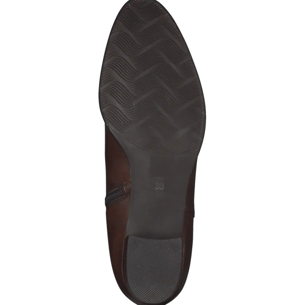 Everybody – Stiefelette aus Lammleder Dunkelbraun