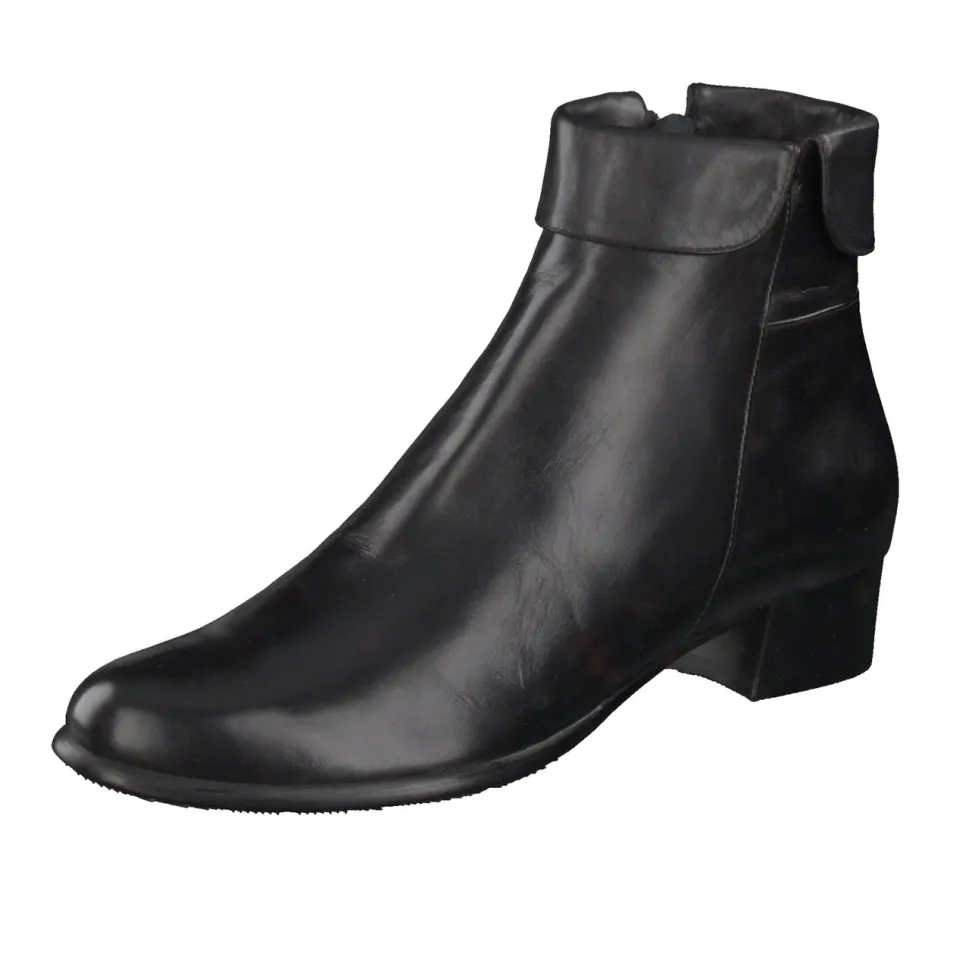 Everybody – Stiefelette aus Lammleder schwarz