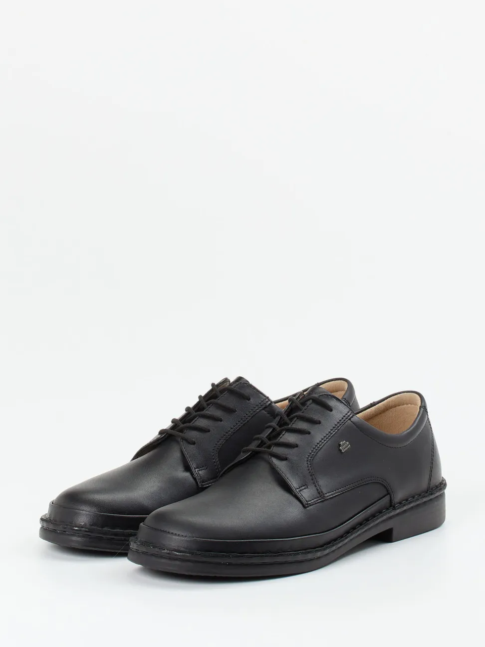Finn Comfort – Derby-Halbschuh aus Kalbleder schwarz