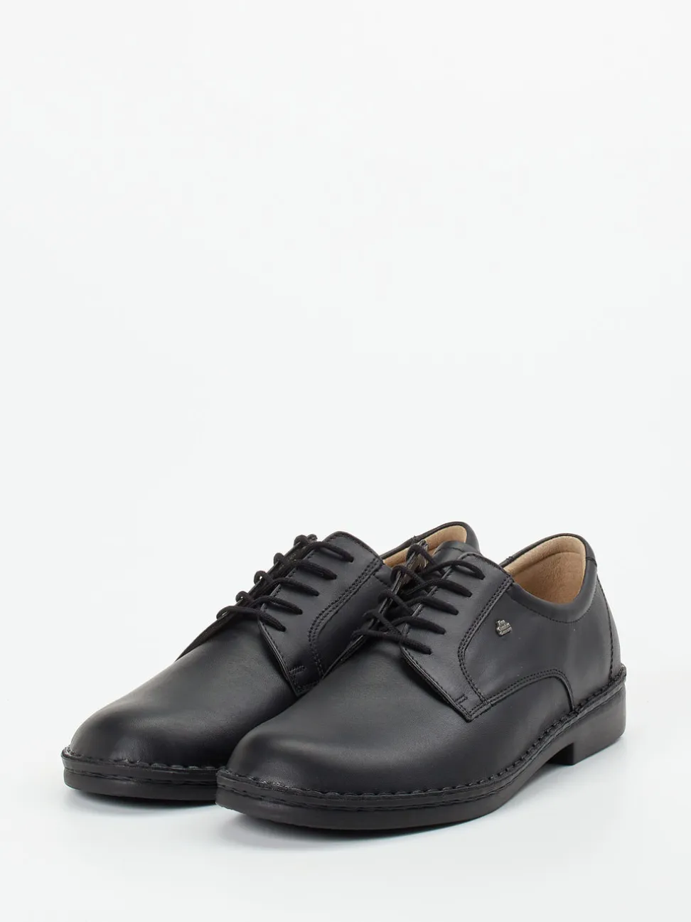 Finn Comfort – Derby-Schnürschuh aus Kalbleder schwarz