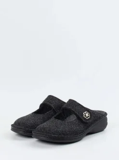 Finn Comfort – Filzhausschuh aus Wollfilz anthrazit