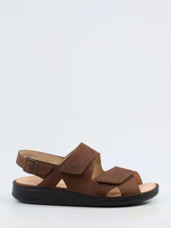 Finn Comfort – Herrensandalen aus Nubukleder braun