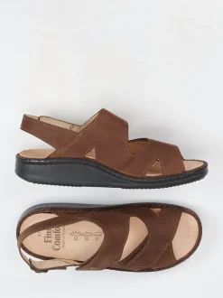 Finn Comfort – Herrensandalen aus Nubukleder braun