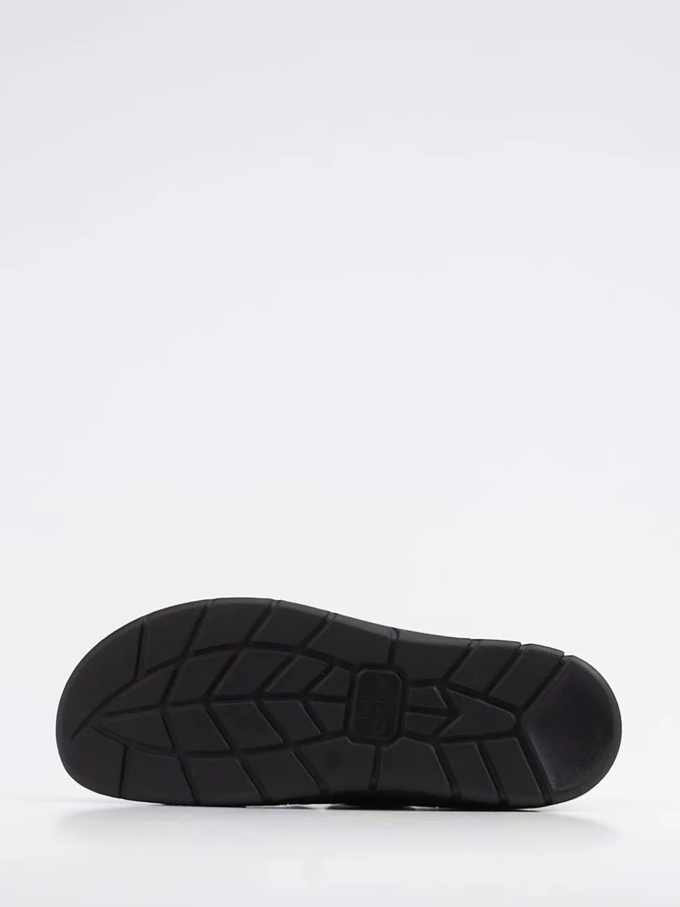 Finn Comfort – Klettsandale aus Fettleder schwarz