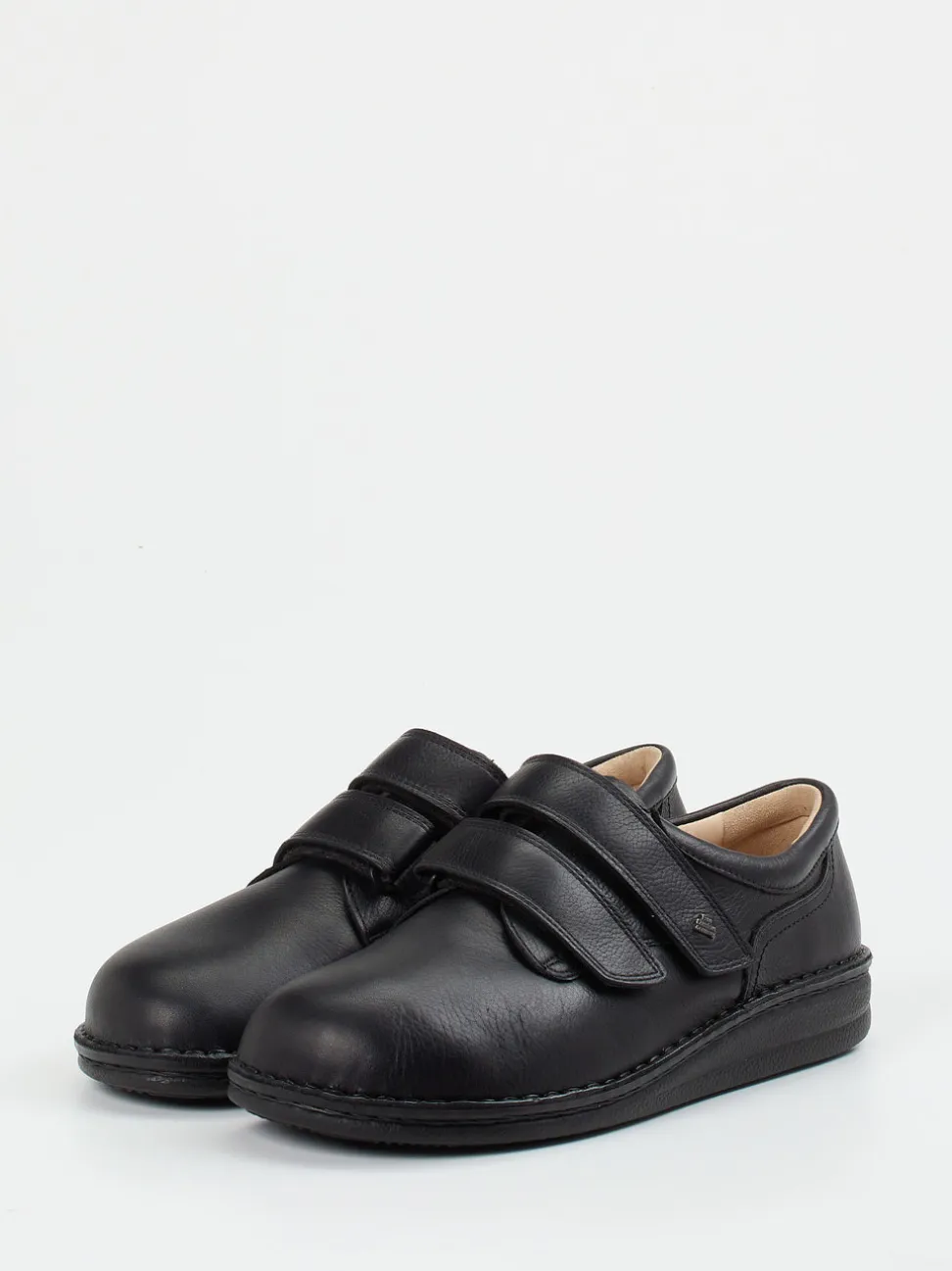 Finn Comfort – Klettschuhe aus Kalbleder Schwarz