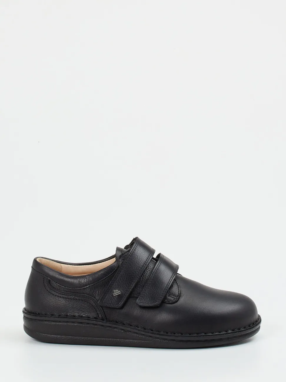 Finn Comfort – Klettschuhe aus Kalbleder Schwarz