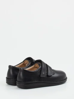 Finn Comfort – Klettschuhe aus Kalbleder Schwarz