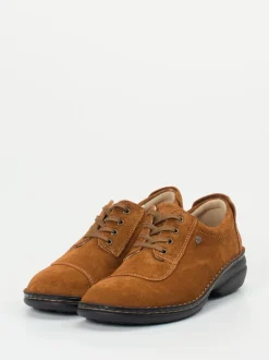 Finn Comfort – Komfort-Halbschuh aus Veloursleder braun