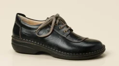 Finn Comfort – Komfort-Halbschuhe aus Kalbleder Schwarz