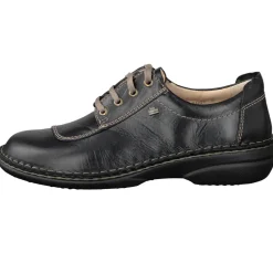 Finn Comfort – Komfort-Halbschuhe aus Kalbleder Schwarz