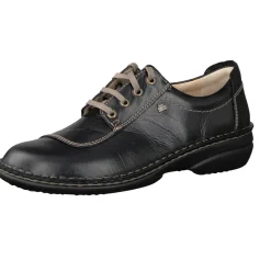 Finn Comfort – Komfort-Halbschuhe aus Kalbleder Schwarz