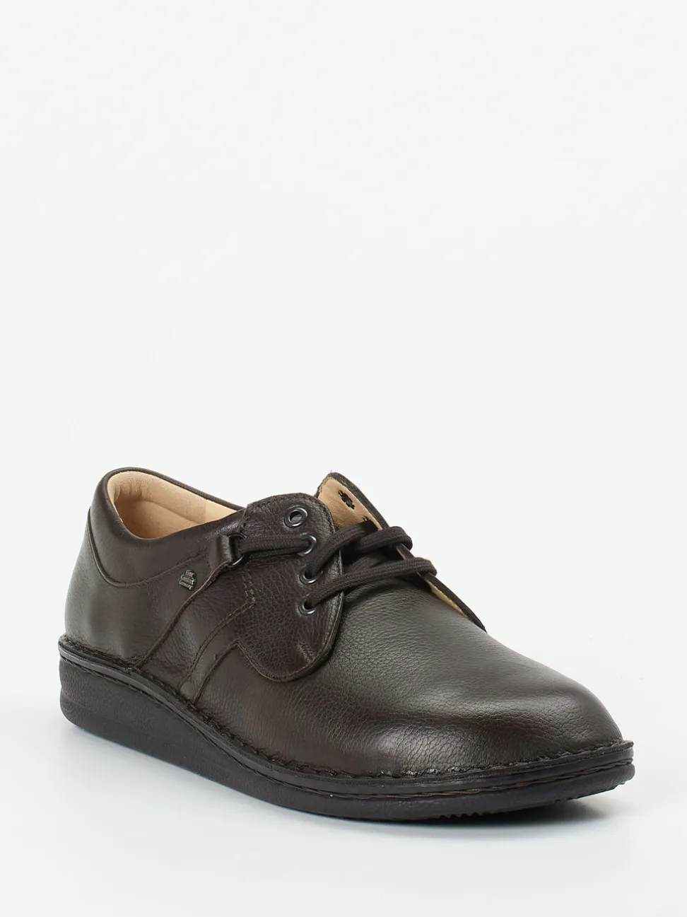 Finn Comfort – Komfort-Halbschuh aus Kalbleder Dunkelbraun