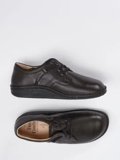 Finn Comfort – Komfort-Halbschuh aus Kalbleder Dunkelbraun