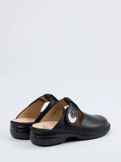 Finn Comfort – Komfort-Pantolette aus Kalbleder schwarz