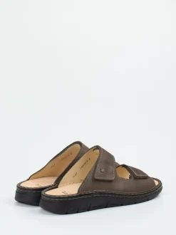 Finn Comfort – Komfort-Pantolette aus Nubukleder braun