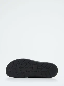 Finn Comfort – Komfort-Pantolette aus Nubukleder braun