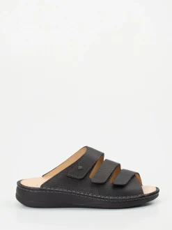 Finn Comfort – Komfort-Pantolette aus Kalbleder schwarz