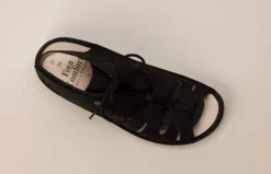 Finn Comfort – Komfortsandalen aus Nubukleder schwarz