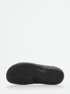 Finn Comfort – Komfortsandale aus Kalbleder Schwarz