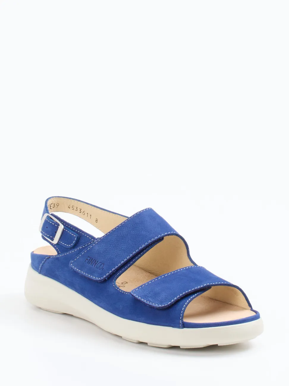 Finn Comfort – Komfortsandalen aus Nubukleder Blau