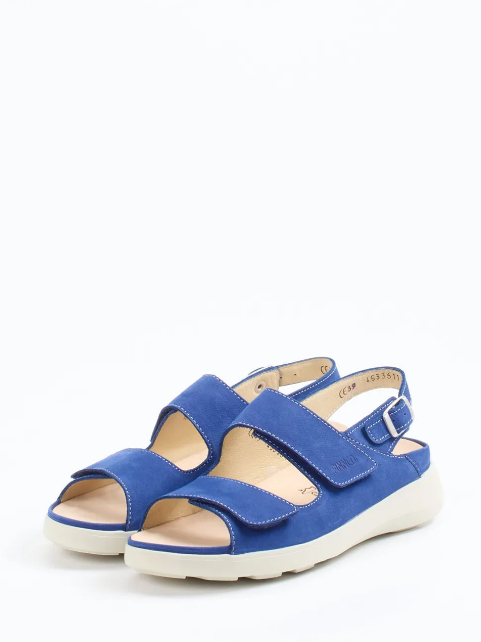 Finn Comfort – Komfortsandalen aus Nubukleder Blau