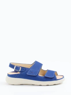 Finn Comfort – Komfortsandalen aus Nubukleder Blau