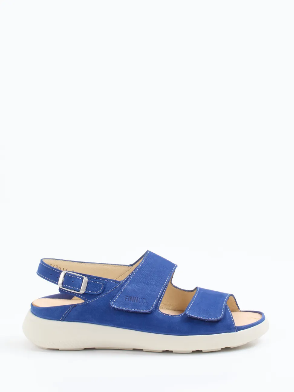 Finn Comfort – Komfortsandalen aus Nubukleder Blau