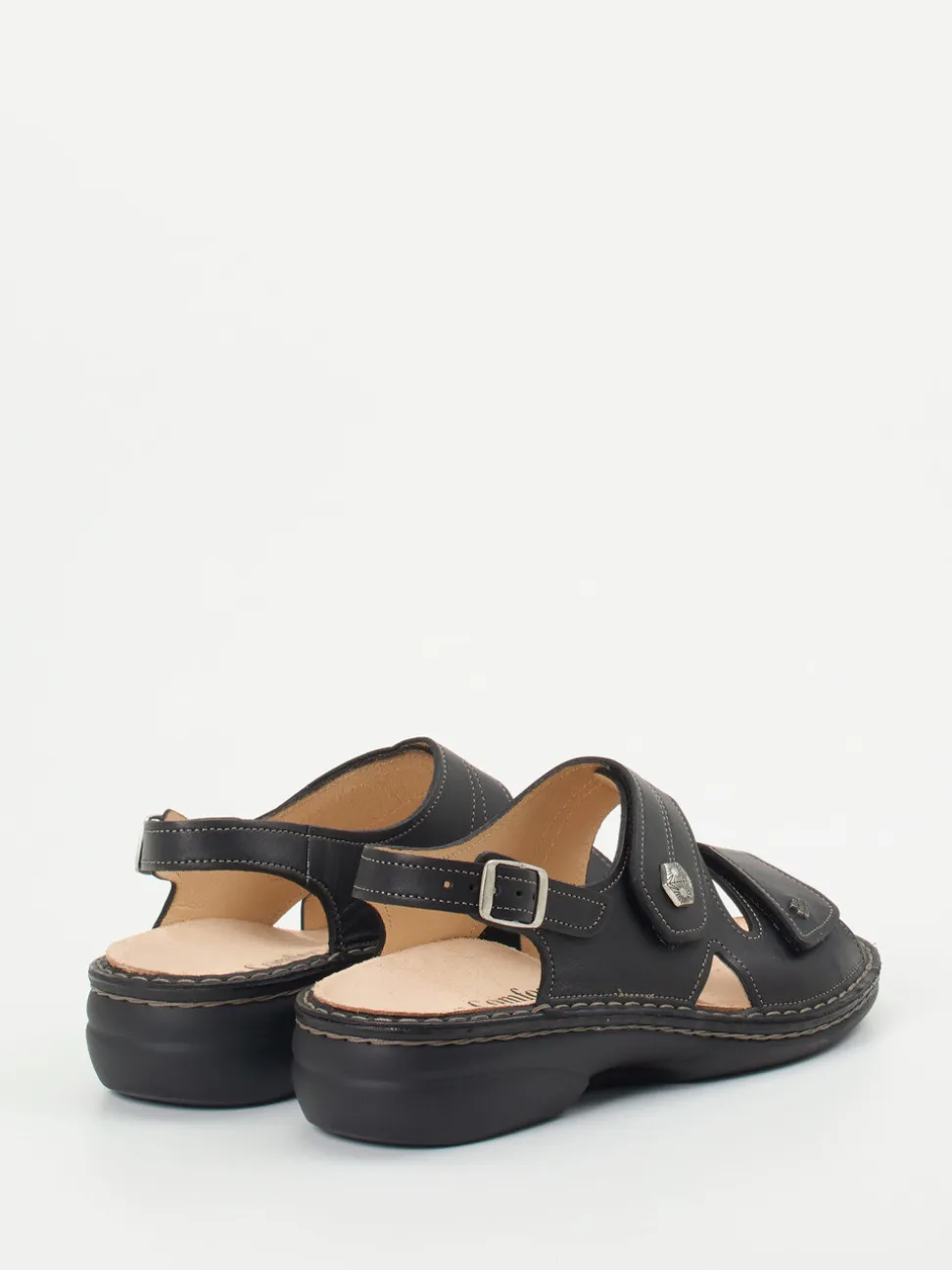 Finn Comfort – Komfortsandalen aus Kalbleder schwarz
