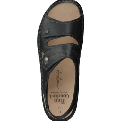 Finn Comfort – Komfortsandalen aus Kalbleder schwarz