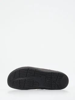 Finn Comfort – Komfortsandalen aus Nubukleder Taupe