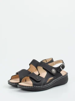 Finn Comfort – Komfortsandalen aus Kalbleder schwarz