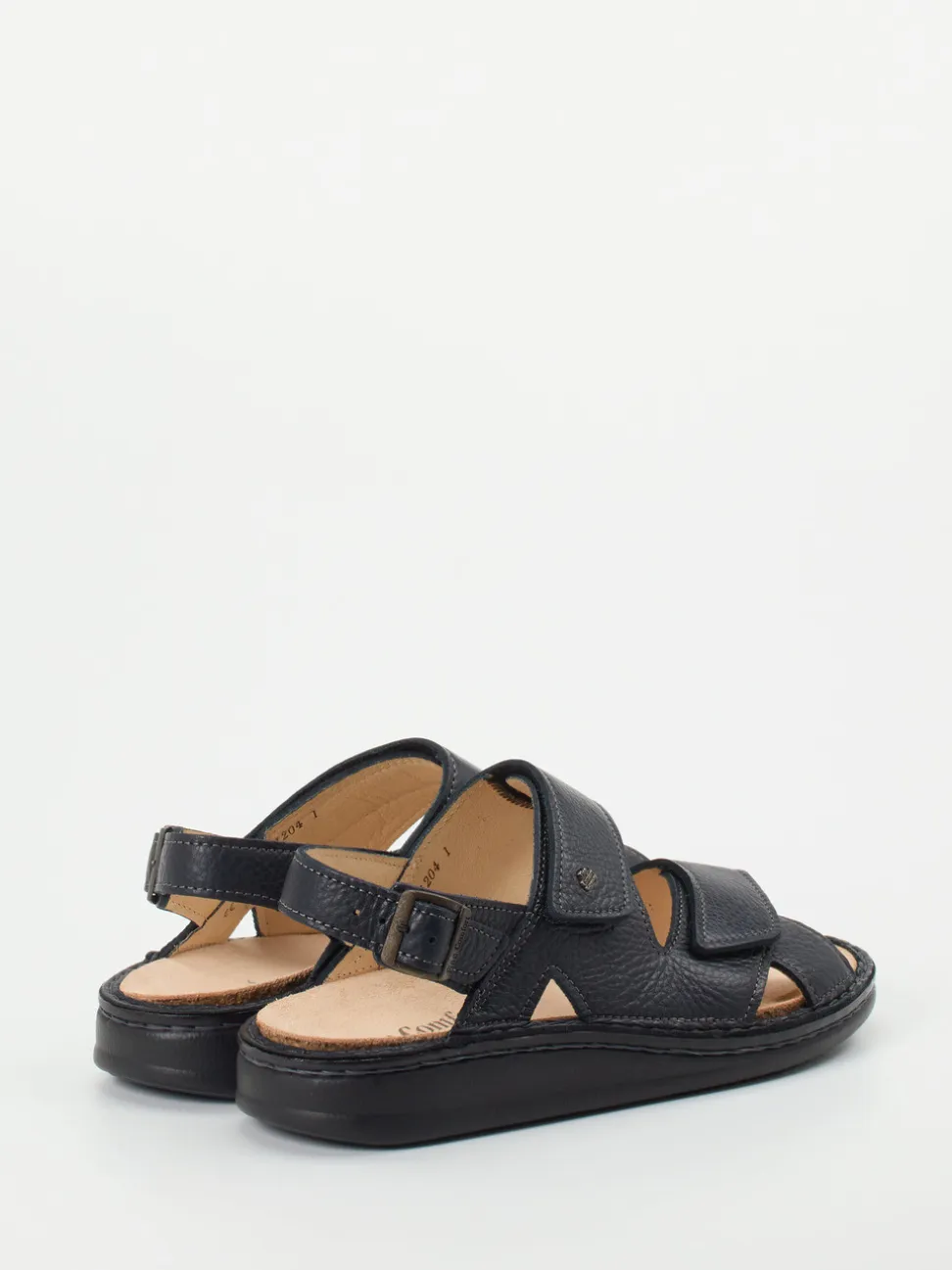 Finn Comfort – Komfortsandalen aus Fettleder Dunkelblau