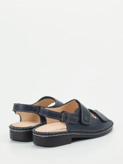 Finn Comfort – Komfortsandalen aus Kalbleder Dunkelblau