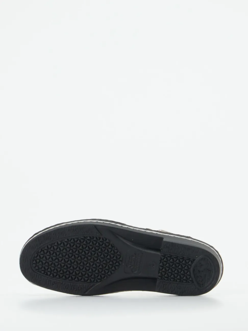 Finn Comfort – Komfortsandale aus Metallicleder champagner