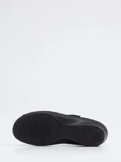 Finn Comfort – Komfortsandale aus Nubukleder schwarz