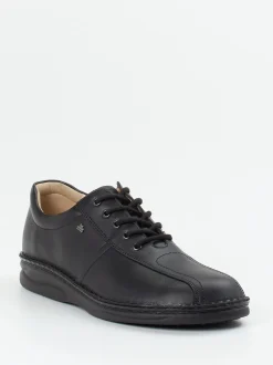 Finn Comfort – Komfort-Schnürschuh aus Kalbleder schwarz