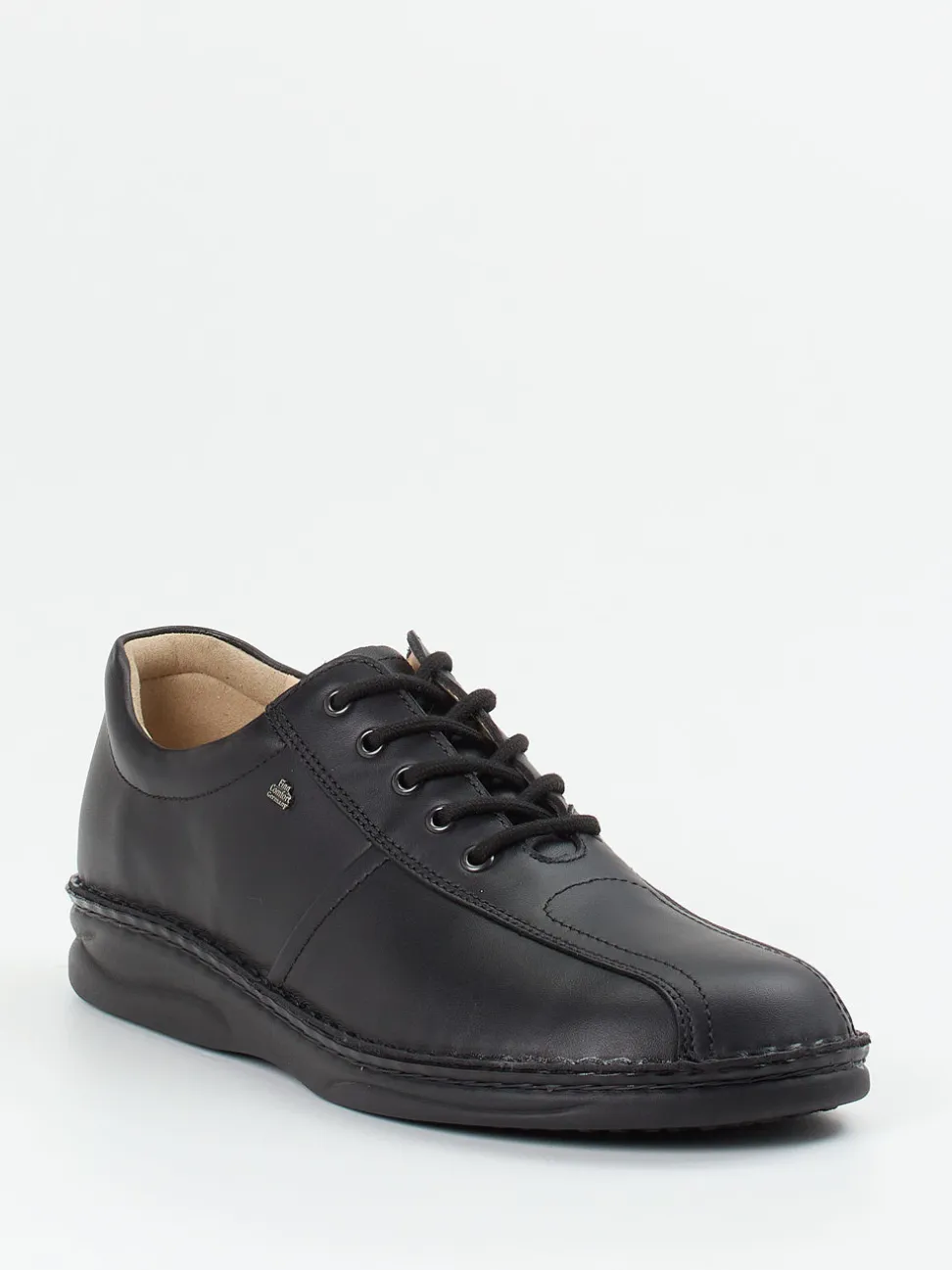 Finn Comfort – Komfort-Schnürschuh aus Kalbleder schwarz
