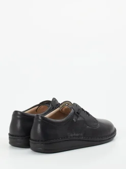 Finn Comfort – Komfort-Schnürschuh aus Kalbleder schwarz
